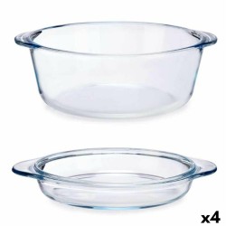 Casserole avec Couvercle Pasabahce 1017138-59003 Transparent 2,1 L (4 Unités)