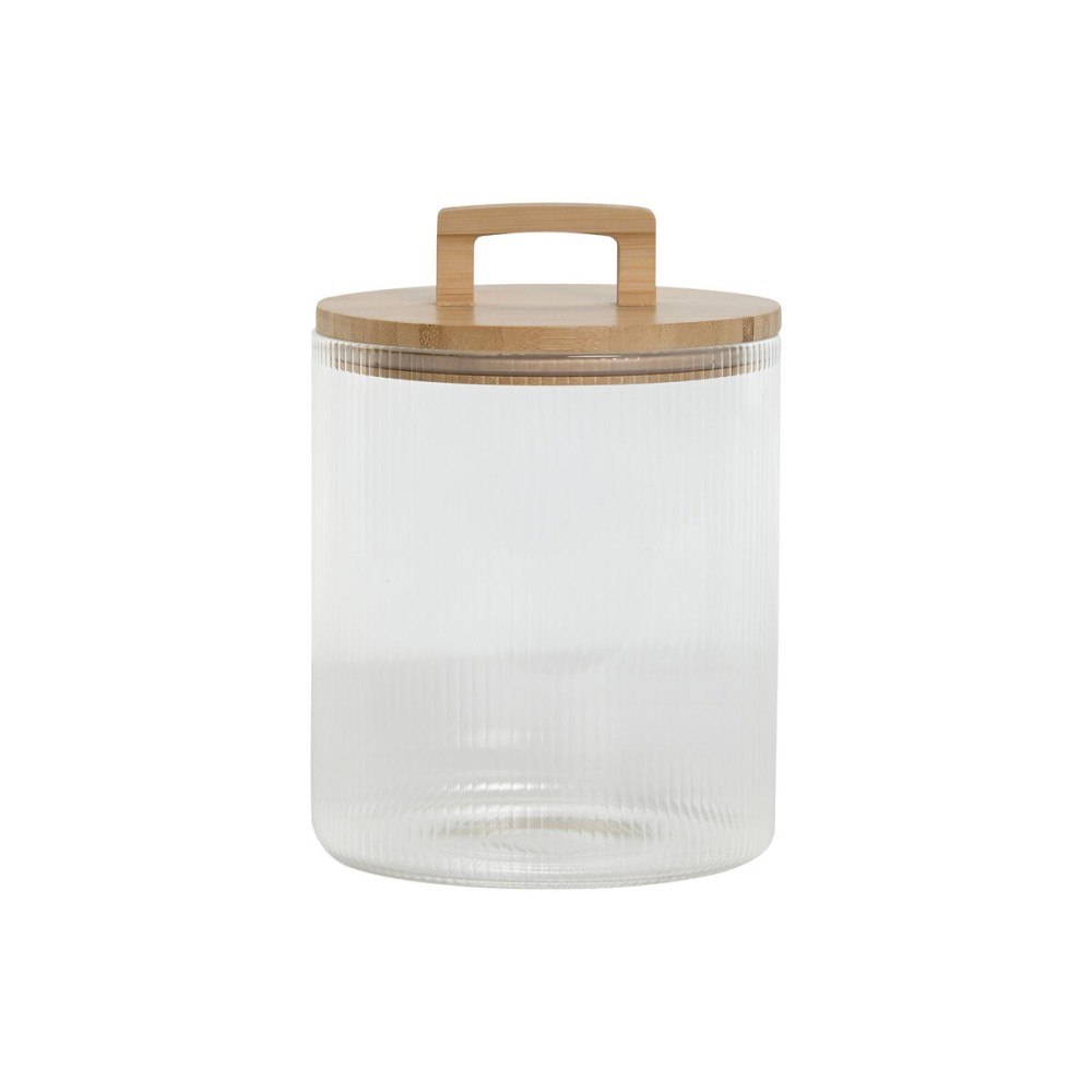 Boîte Home ESPRIT Transparent Bambou Verre 3 L