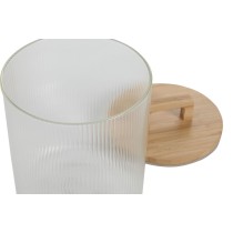 Boîte Home ESPRIT Transparent Bambou Verre 3 L