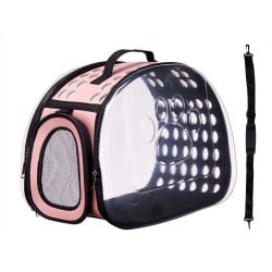 Cage de Transport Rose Plastique 43 x 20 x 33 cm (4 Unités)