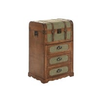 Chest of drawers Home ESPRIT Green Multicolour Tropical 45 x 35 x 71,5 cm