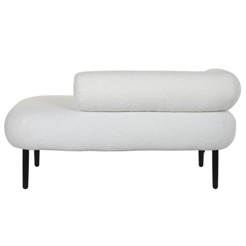 Sofa DKD Home Decor White Black Metal Scandi 127,5 x 73,5 x 64 cm