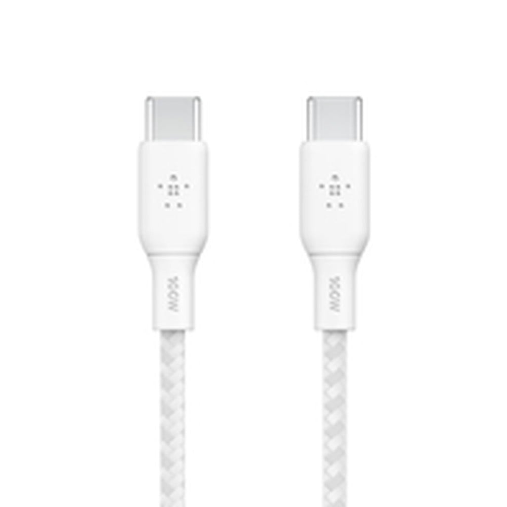 Câble USB Belkin CAB014BT3MWH Blanc Multicouleur 3 m