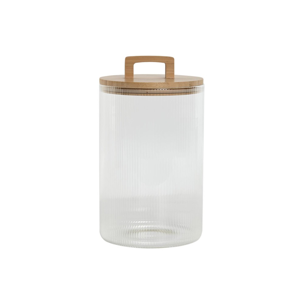 Boîte Home ESPRIT Transparent Bambou Verre 4 L