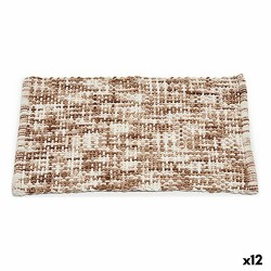 Badematte 50 x 80 cm Beige (12 Stück)