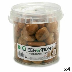 Pierres Décoratives Ibergarden 3BRG Marron Grand 3 Kg (4 Unités)