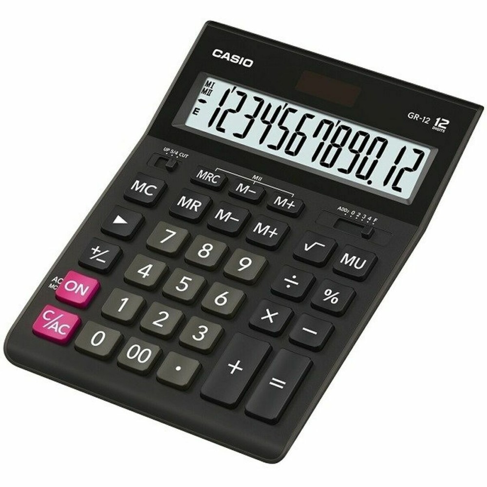 Calculator Casio GR-12C-BK-W-EP Black