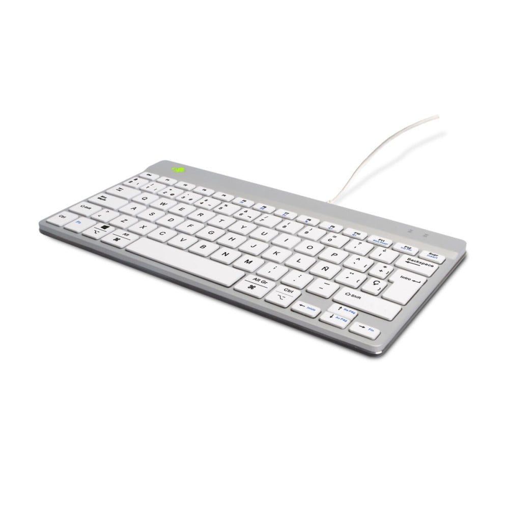 Clavier R-Go RGOCOESWDWH Blanc Espagnol Qwerty