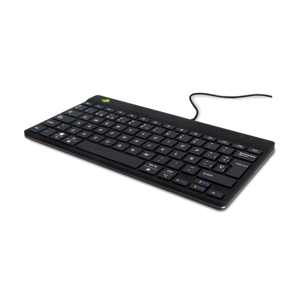 Clavier R-Go RGOCOESWDBL Noir Espagnol Qwerty