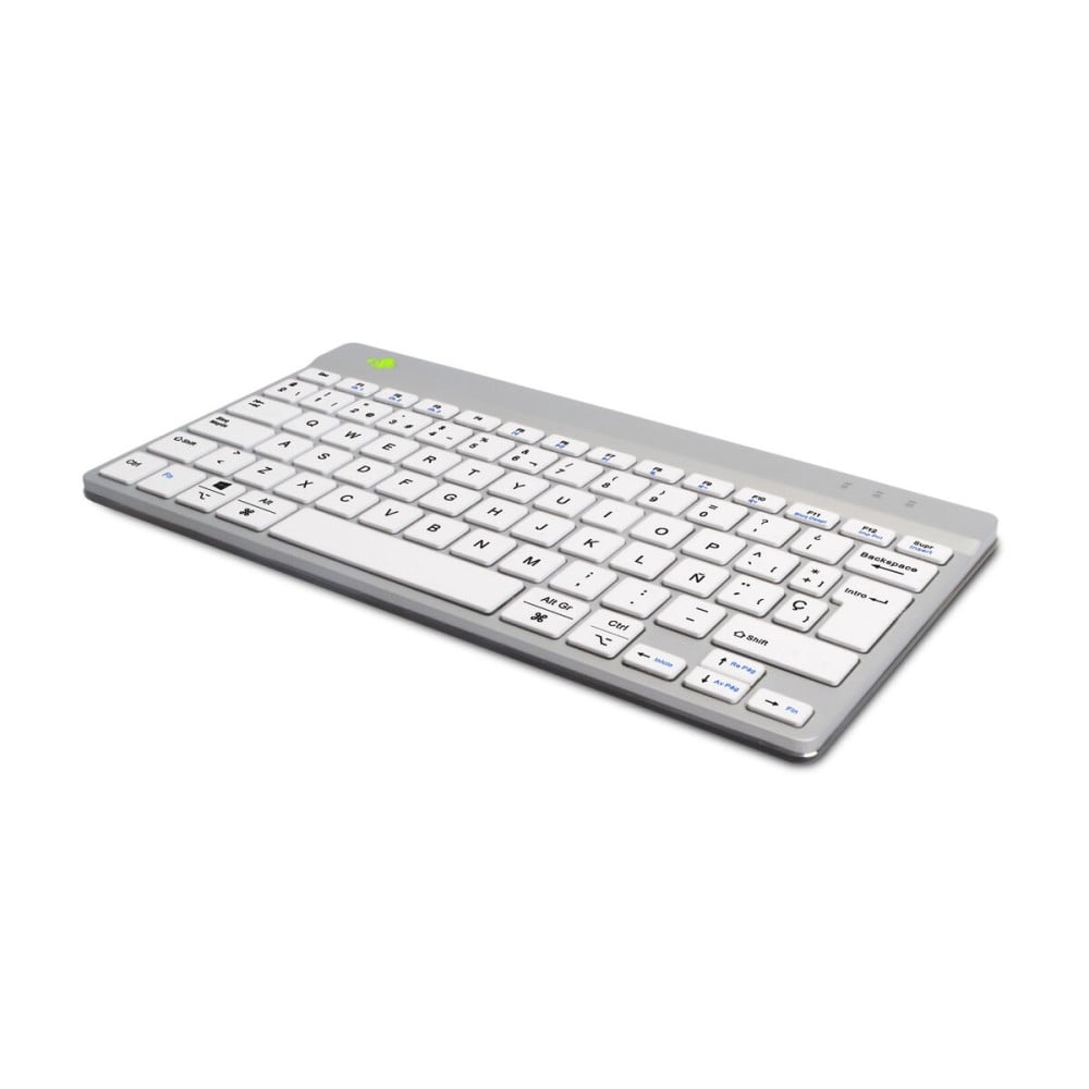 Clavier R-Go RGOCOESWLWH Blanc Espagnol Qwerty