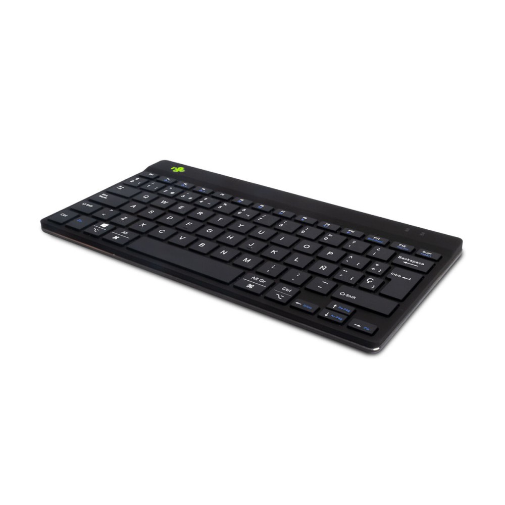 Keyboard R-Go RGOCOESWLBL Black Spanish Qwerty