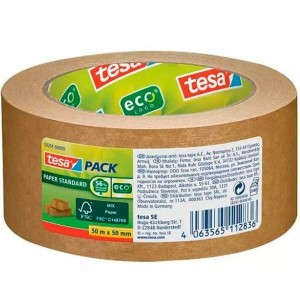 Adhesive Tape TESA Brown (6 Units)