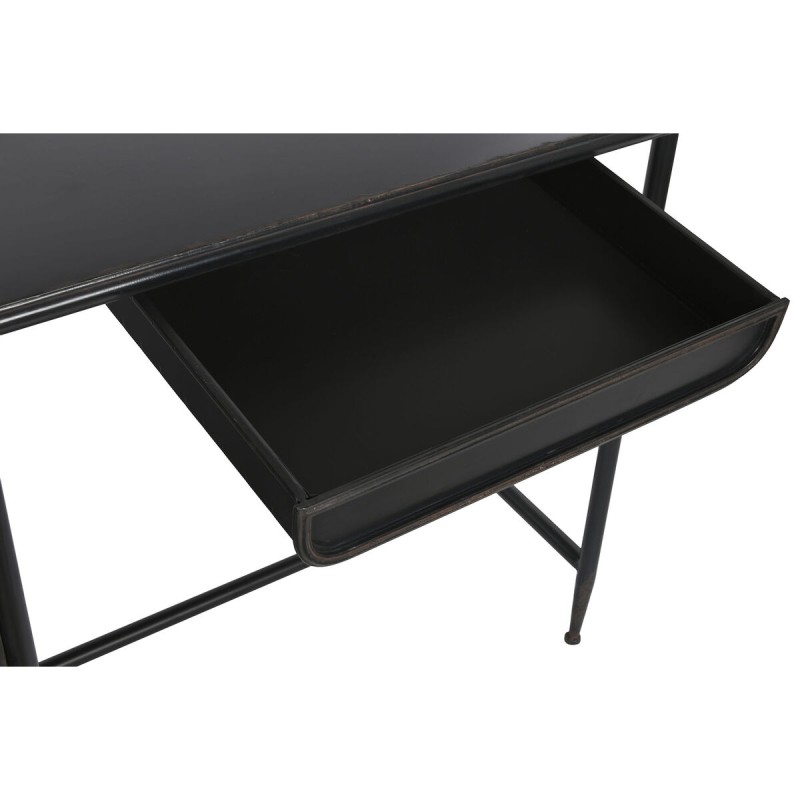 Schreibtisch DKD Home Decor Schwarz Metall Kristall 120 x 50 x 80 cm