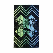 Beach Towel Secaneta Surfme Black 100 x 170 cm