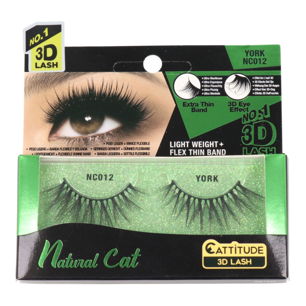 Falsche Wimpern Ebin New York Natural Cat York