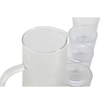 Set de Verres Home ESPRIT Transparent polypropylène Verre Borosilicaté 245 ml