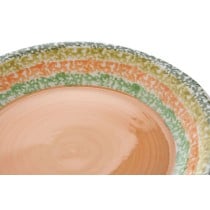 Tableware Home ESPRIT Orange Stoneware 27 x 27 x 2 cm 18 Pieces