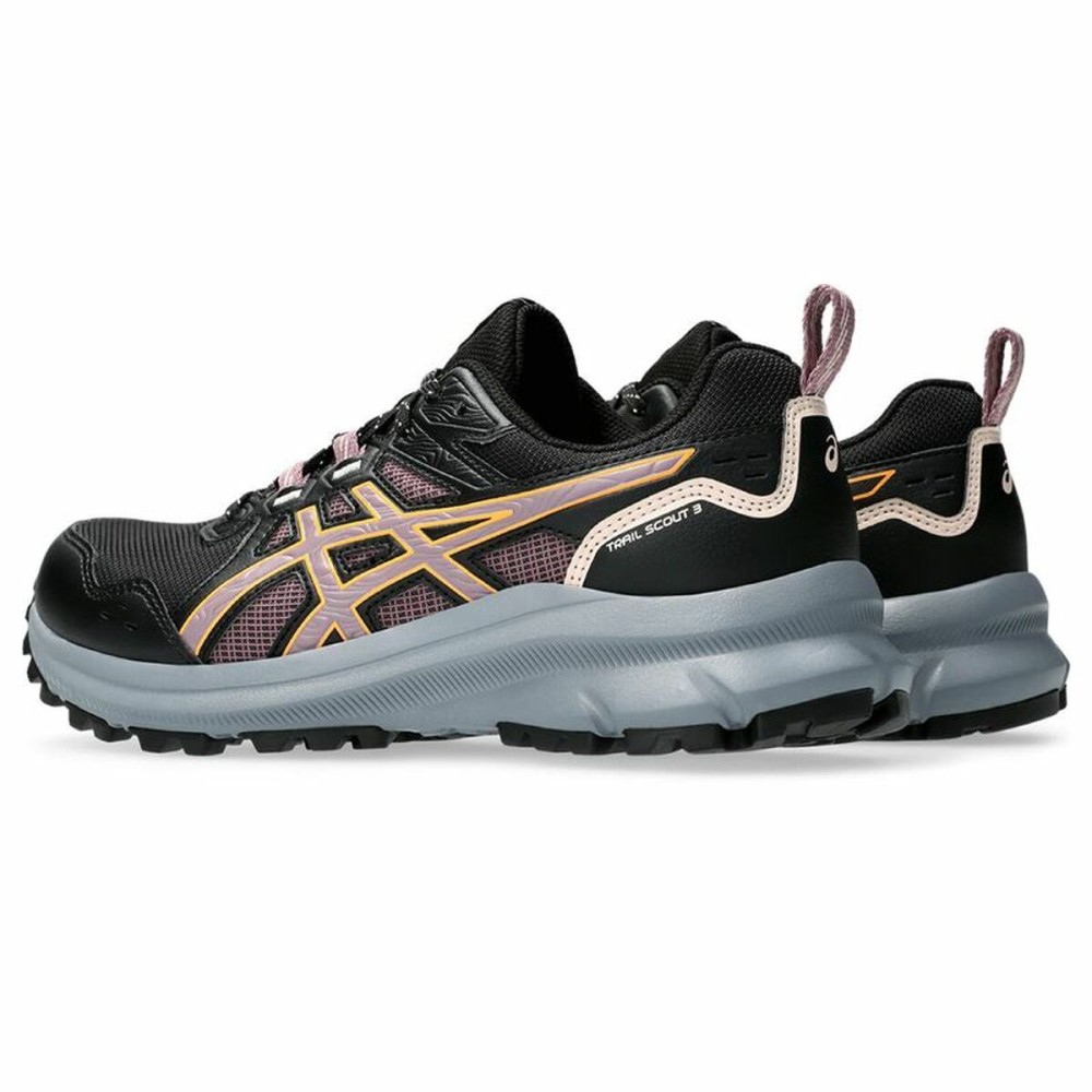 Laufschuhe für Damen Asics Trail Scout 3 Schwarz