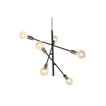 Deckenlampe DKD Home Decor 60 x 52 x 50 cm Schwarz Gold Metall 50 W