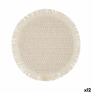 Dessous de plat Vinthera Okapi Bicolore Textile Ø 38 cm (12 Unités)