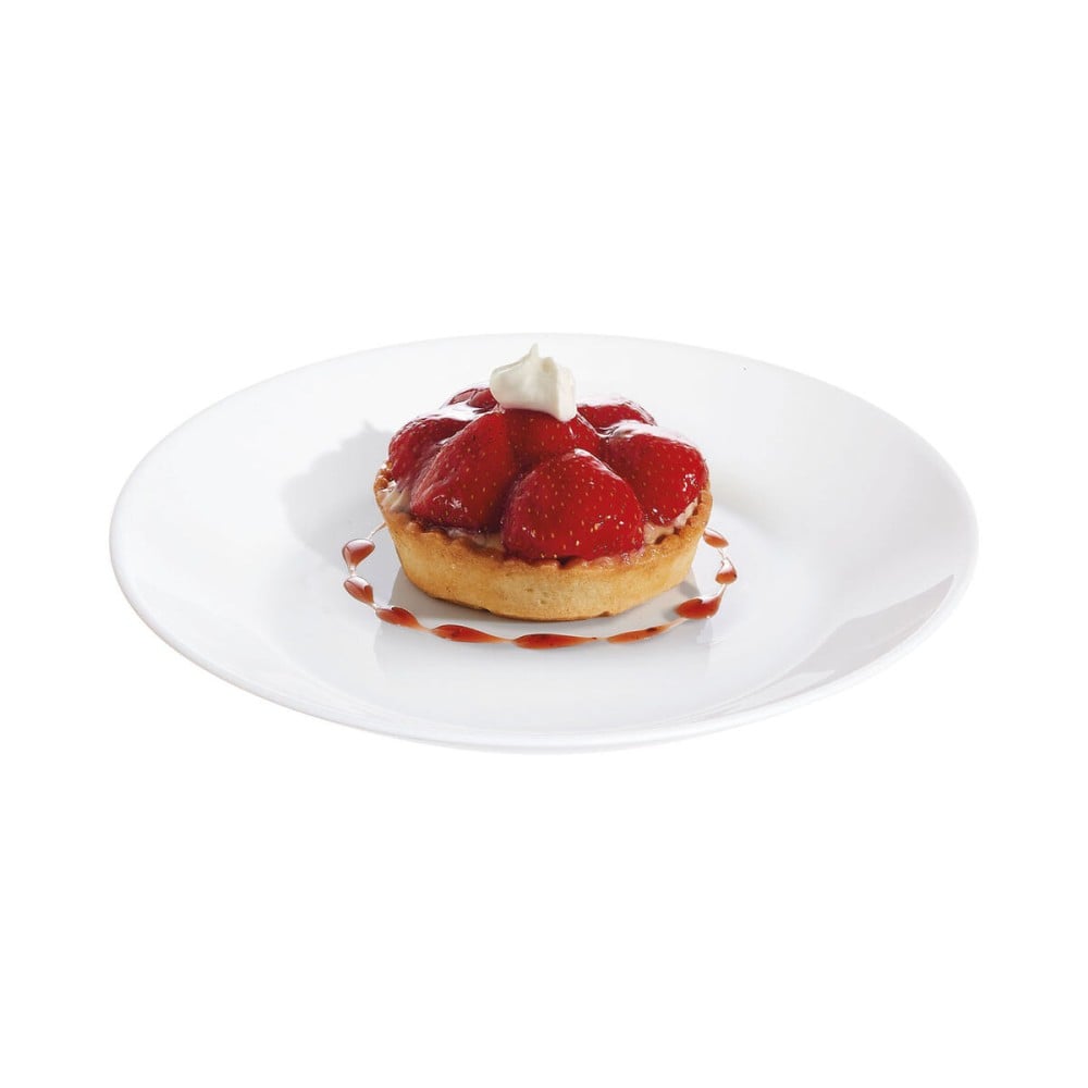 Assiette à dessert Luminarc Zelie Blanc verre Ø 18 cm (12 Unités)