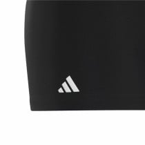 Jungen Badehose Adidas 3 Bar Schwarz