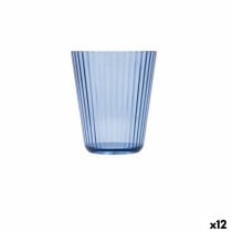 Glass Quid Sunset Azul Blue Plastic 300 ml (12 Units)