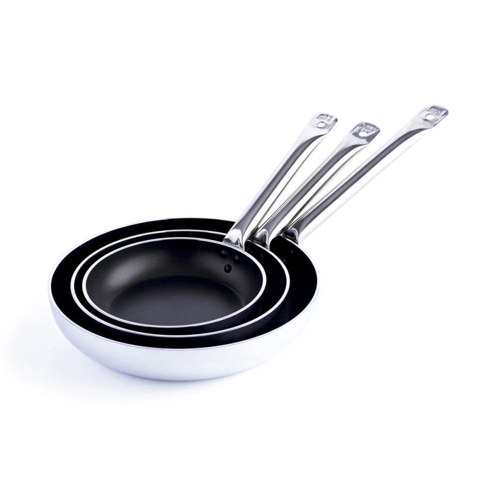 Pan Quid Professional Pro-induction Black Metal Steel Ø 24 cm (6 Units)