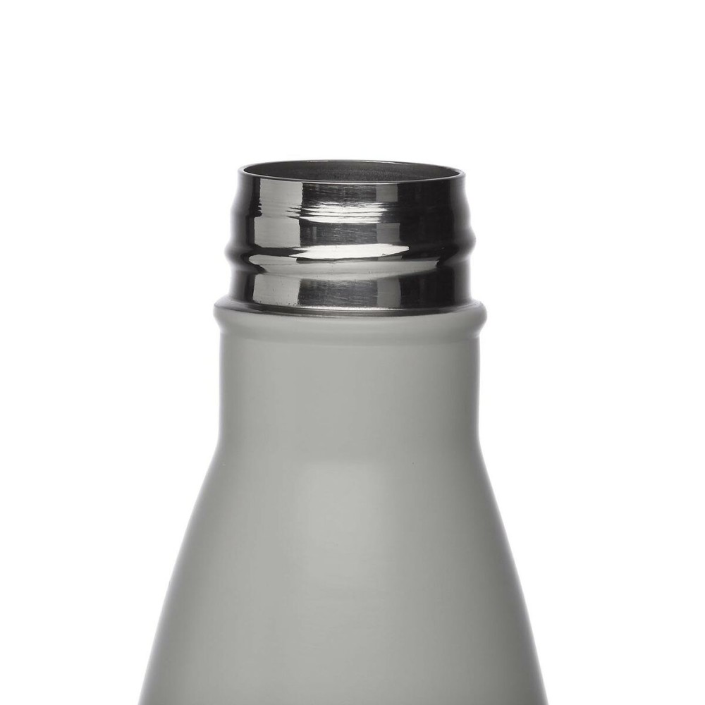 Water bottle Versa Grey Steel 500 ml 7 x 27 x 7 cm