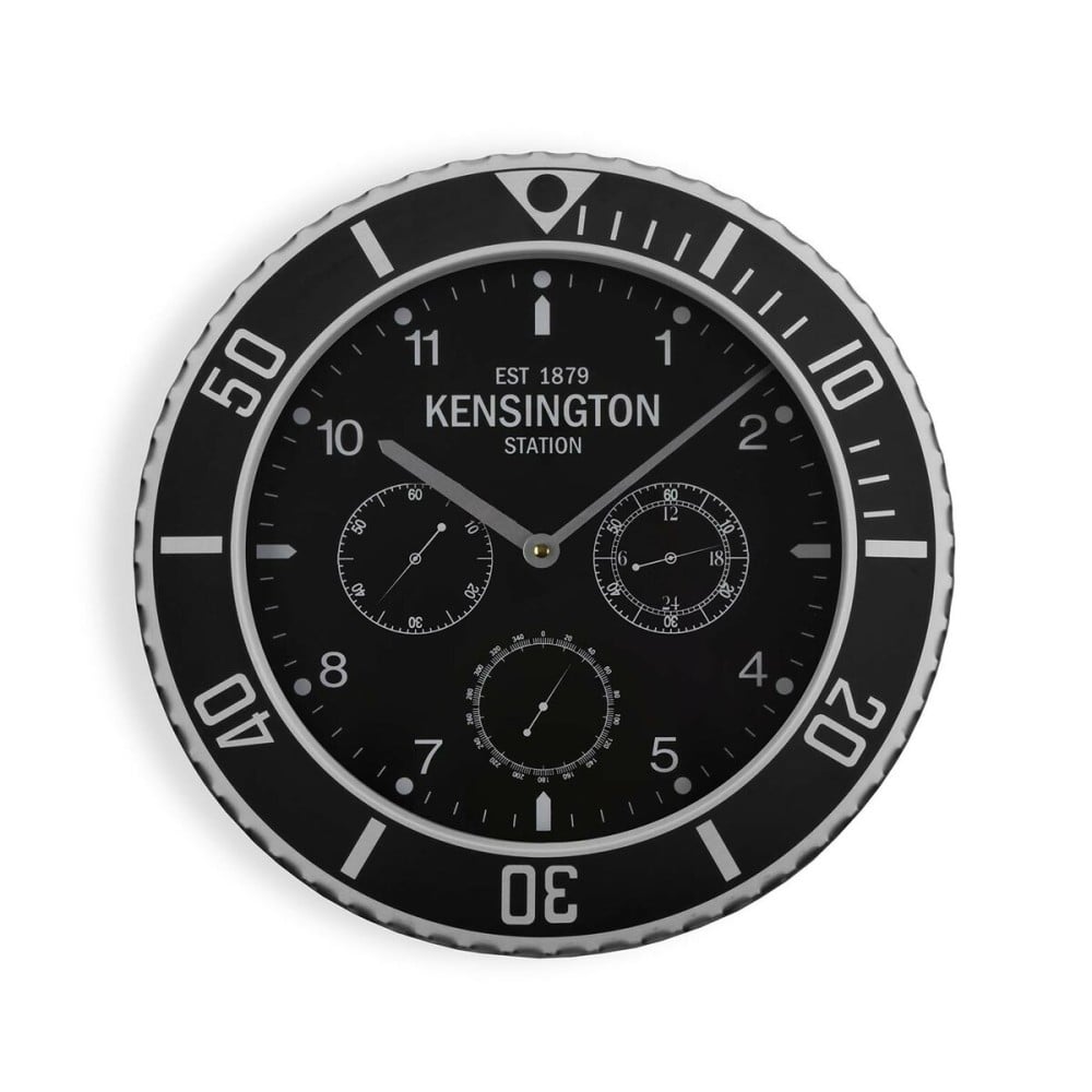 Wanduhr Versa Kensington Metall 5 x 40 x 40 cm