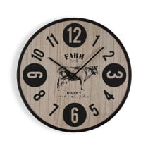 Horloge Murale Versa Farm Métal 4 x 40 x 40 cm