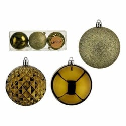 Set of Christmas balls Green PVC Ø 8 cm (12 Units)