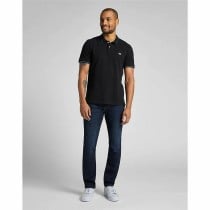 Kurzarm Poloshirt Lee Schwarz