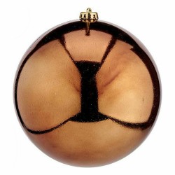 Christmas Bauble Brown Plastic 20 x 20 x 20 cm (12 Units)