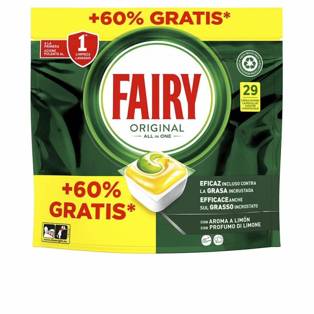 Tabs für Spülmaschine Fairy FAIRY TODO EN 1 LIMON