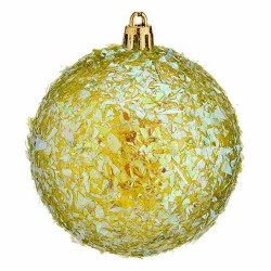 Lot de boules de Noël Vert Plastique 8 x 9 x 8 cm (12 Unités)