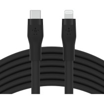 Câble USB-C vers Lightning Belkin CAA009BT3MBK 3 m Noir