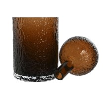 Vase Home ESPRIT Brown Crystal Modern 12,5 X 12,5 X 50,5 cm