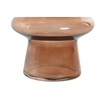 Vase Home ESPRIT Amber Crystal Modern 11,5 X 11,5 X 19,5 cm