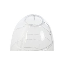 Vase Home ESPRIT Transparent Crystal Modern 11,5 X 11,5 X 28 CM
