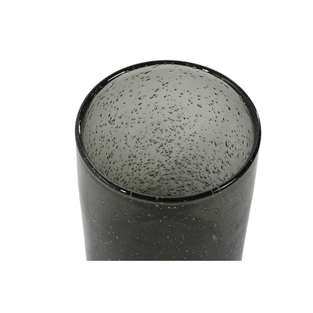 Vase Home ESPRIT Green Crystal Modern 11,5 X 11,5 X 17,2 cm