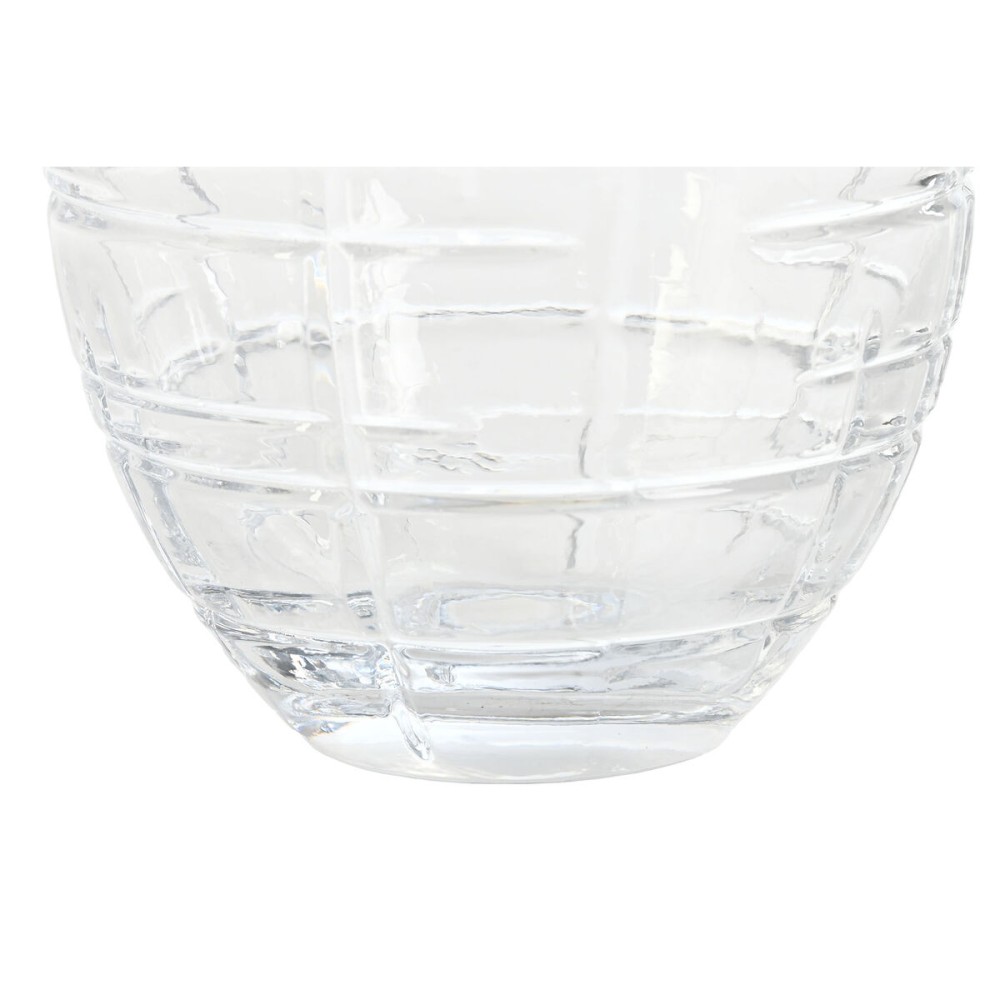 Vase Home ESPRIT Transparent Crystal Modern 12 x 12 x 17 cm