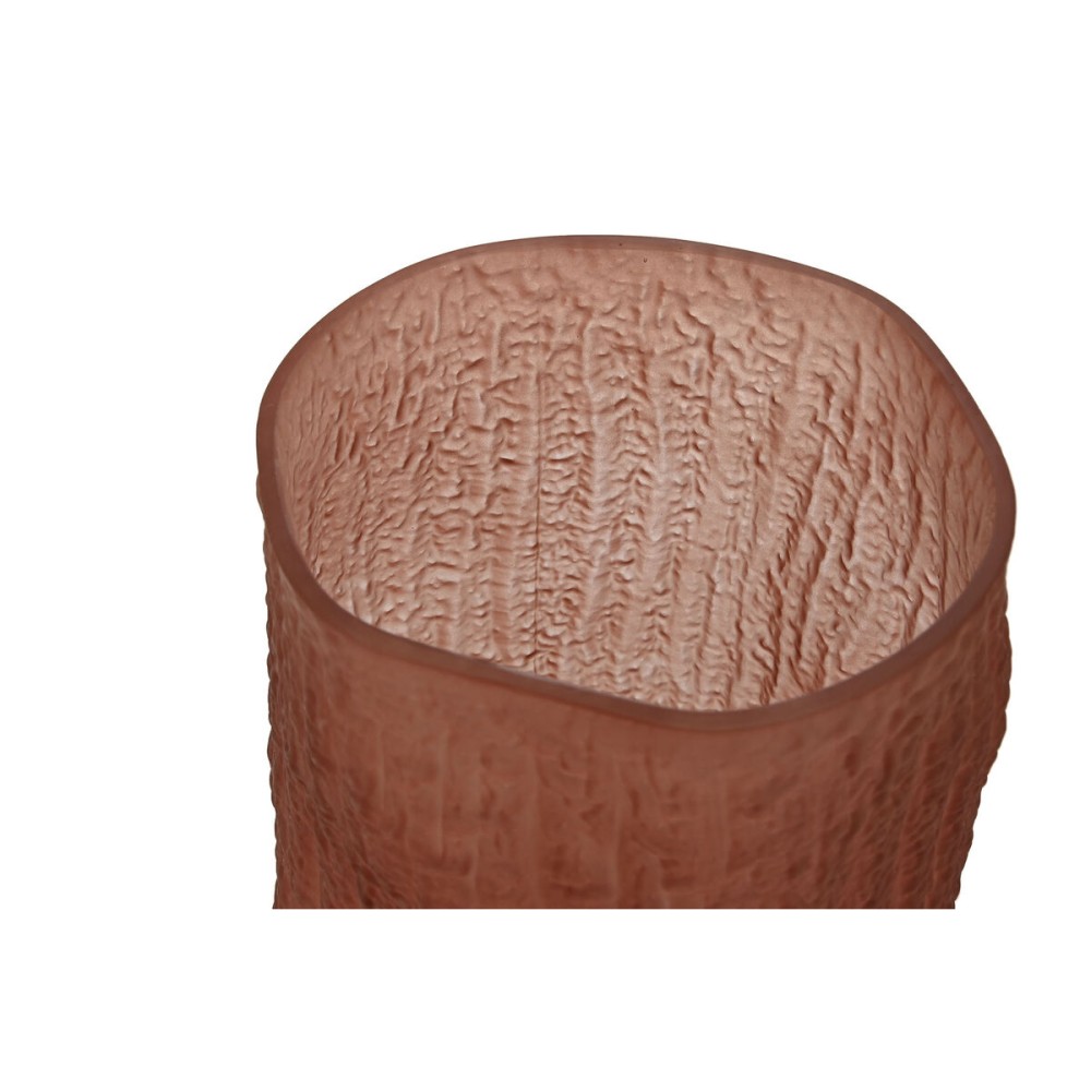 Vase Home ESPRIT Terracotta Crystal Modern 14 x 14 x 31,5 cm