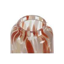 Vase Home ESPRIT Cream Terracotta Crystal Modern 12,5 x 12,5 x 30 cm
