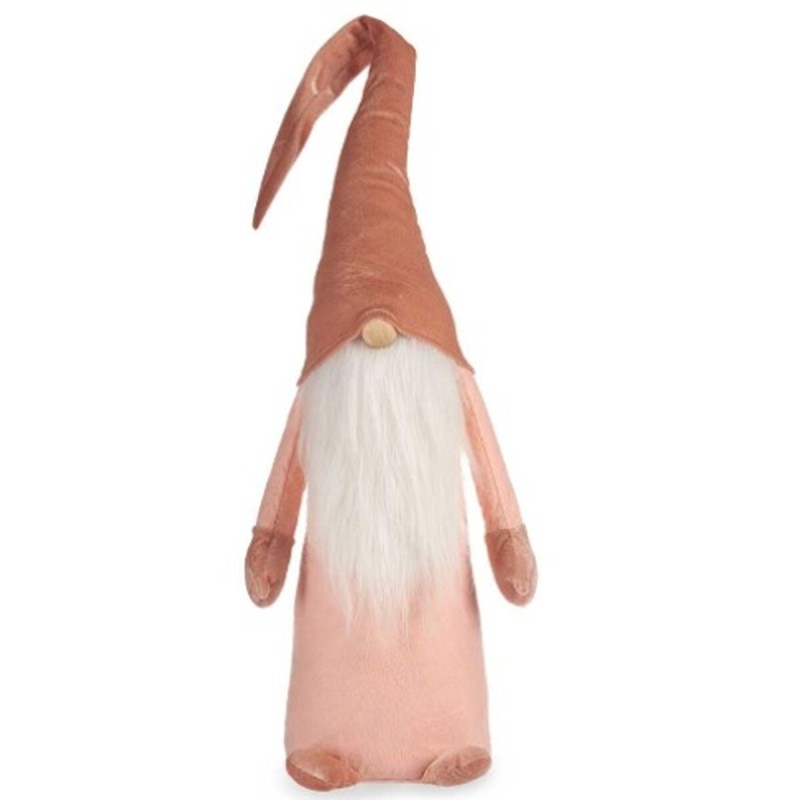 Deko-Figur Zwerg Weiß Rosa Polyester Holz Sand 20 x 100 x 25 cm (8 Stück)