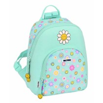 Kinderrucksack Smiley Summer fun türkis 25 x 30 x 13 cm Mini