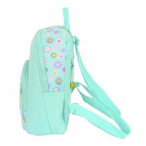 Kinderrucksack Smiley Summer fun türkis 25 x 30 x 13 cm Mini