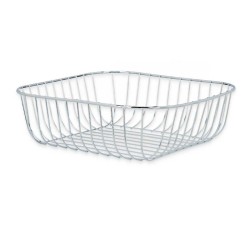 Obstschale Kinvara CN-W7267-2 CHROME Silberfarben Metall 30 x 9 x 30 cm (6 Stück)