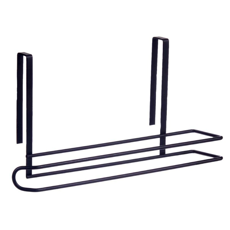 Kitchen Paper holder Kinvara W6128-6 PDQ Black Iron 34 x 17,3 x 10,5 cm (8 Units)