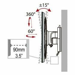 TV Mount Haeger WB-T37.021A 17" - 37"